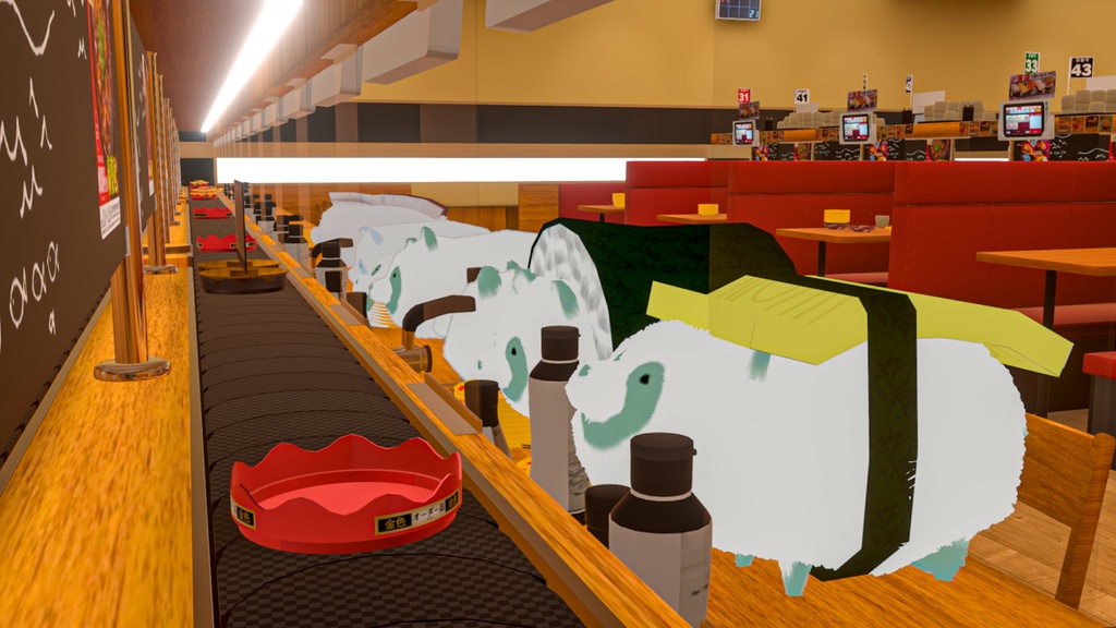 【256ポリゴンたぬき専用】すしたぬき