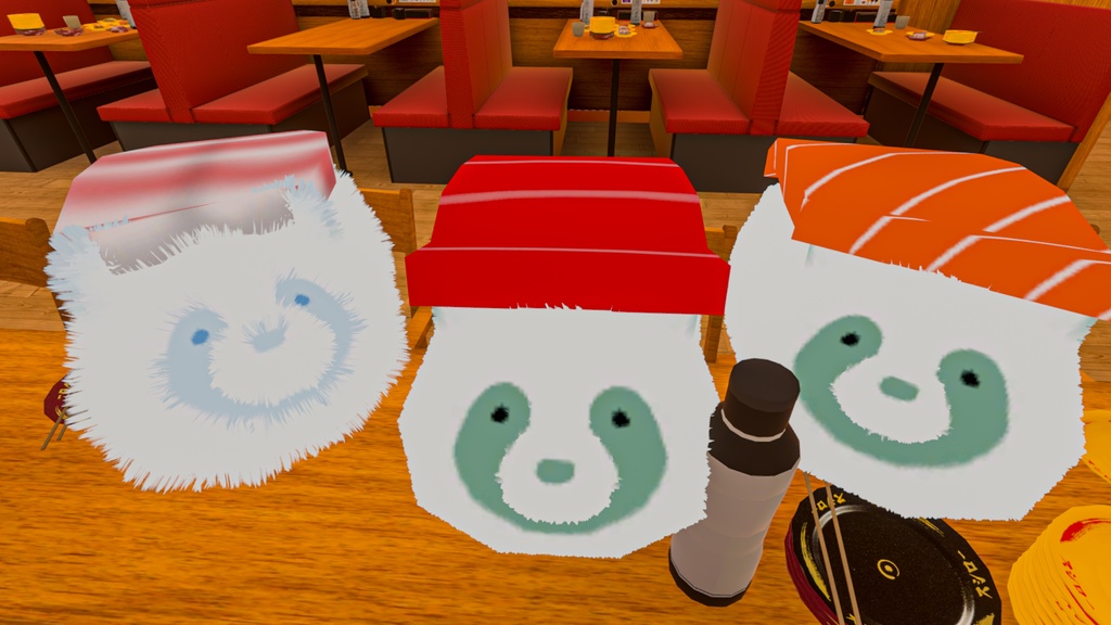 【256ポリゴンたぬき専用】すしたぬき