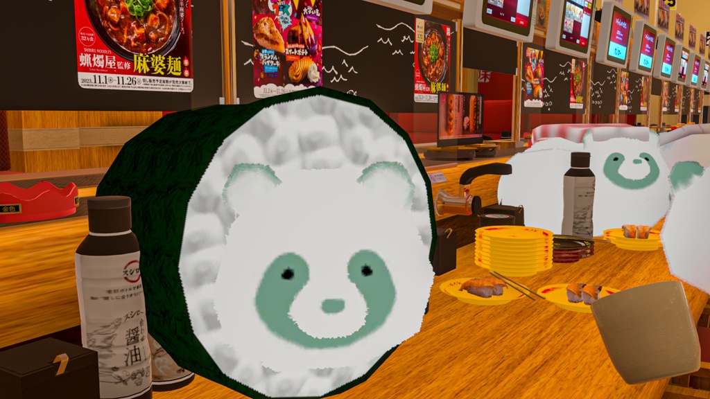 【256ポリゴンたぬき専用】すしたぬき