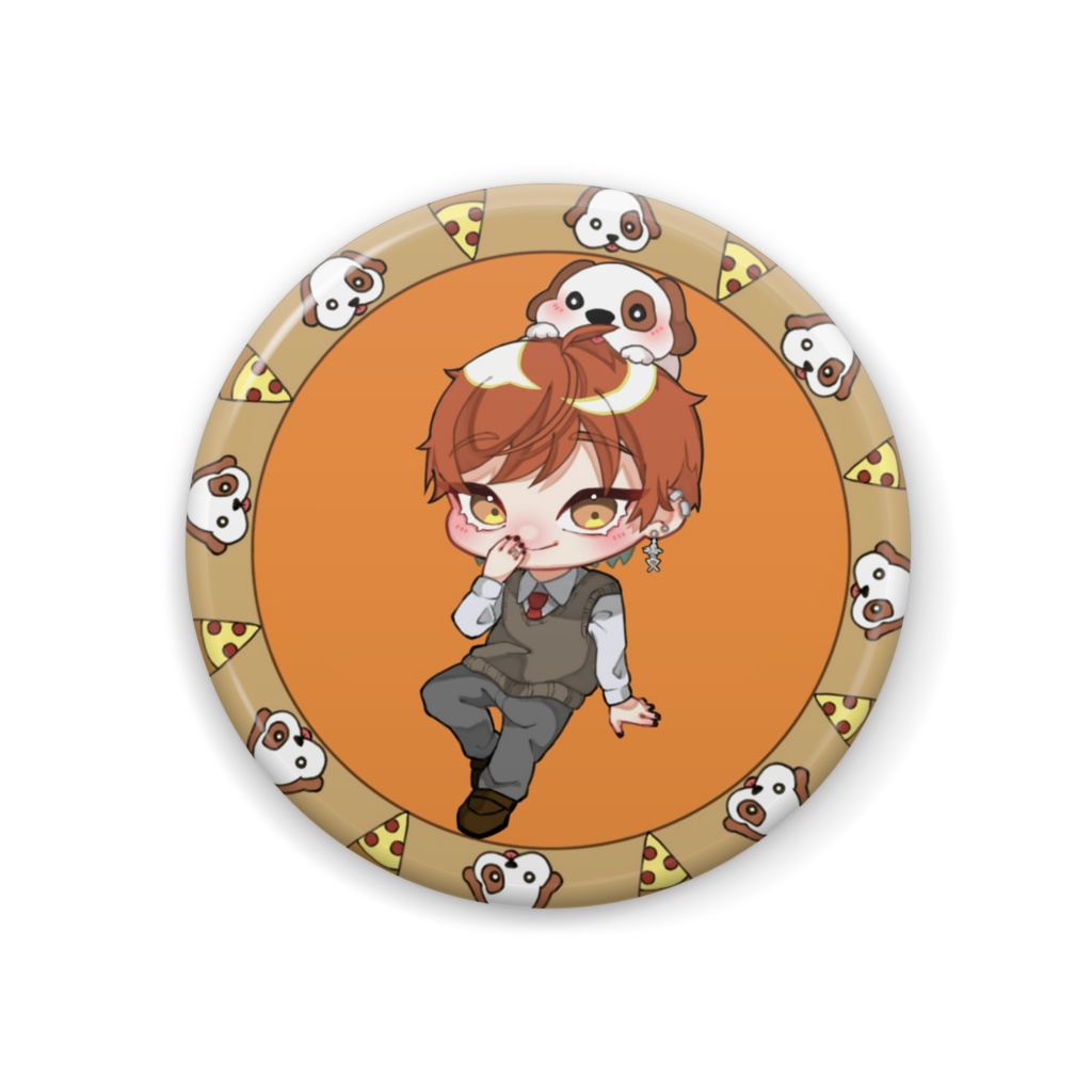 かくのすけ缶バッチ