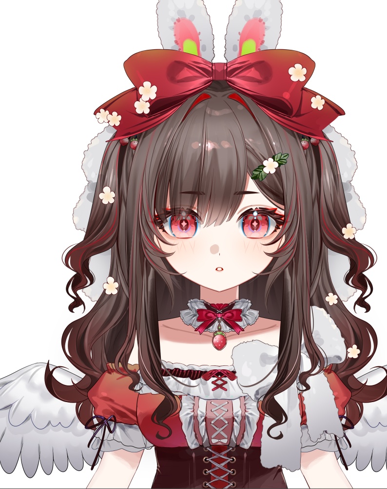 [Live2D量販モデル]strawberry flower rabbit(VtuberStudio)