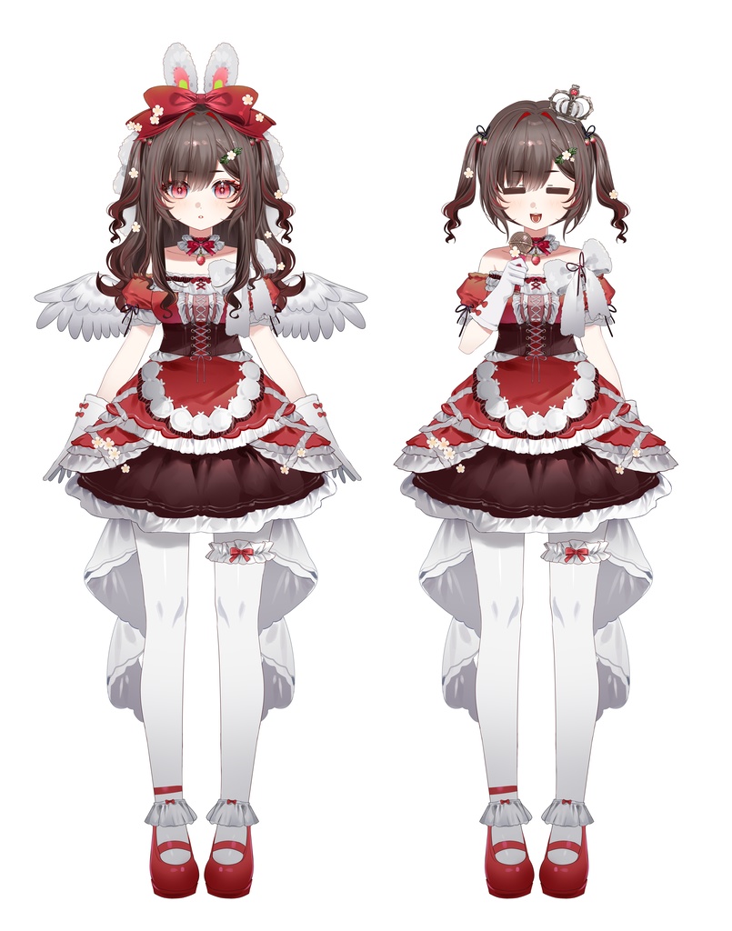 [Live2D量販モデル]strawberry flower rabbit(VtuberStudio) - shibutani - BOOTH