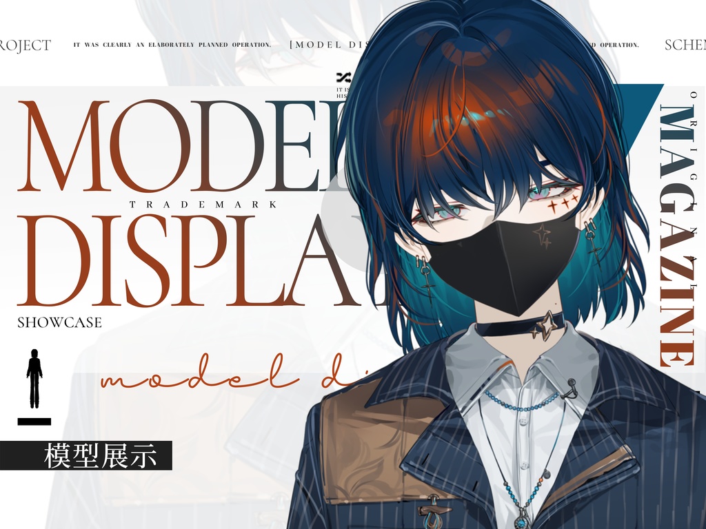 [Live2D量販モデル]streetwear idol (VtuberStudio)live2d model