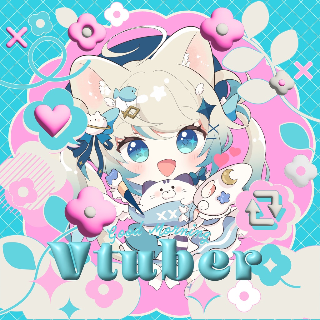 【フリー素材】Vtuber・Vライバーさん用✧ 春のお花