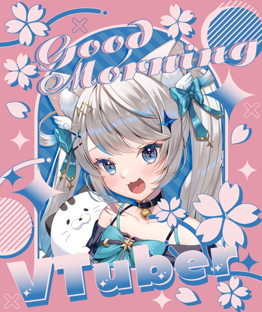 【フリー素材】Vtuber・Vライバーさん用✧ お花見