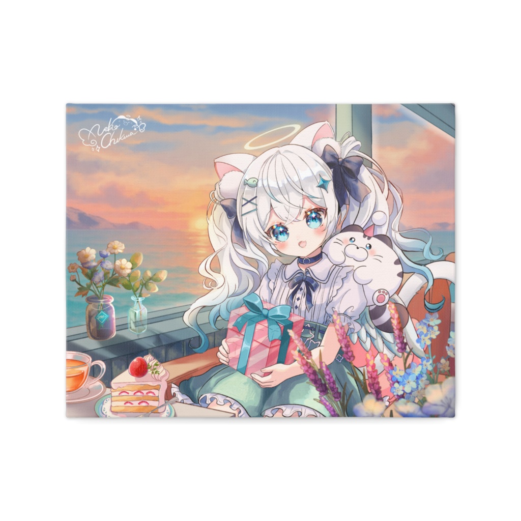 キャンバスアート【猫島ちくわ2025年生誕記念】