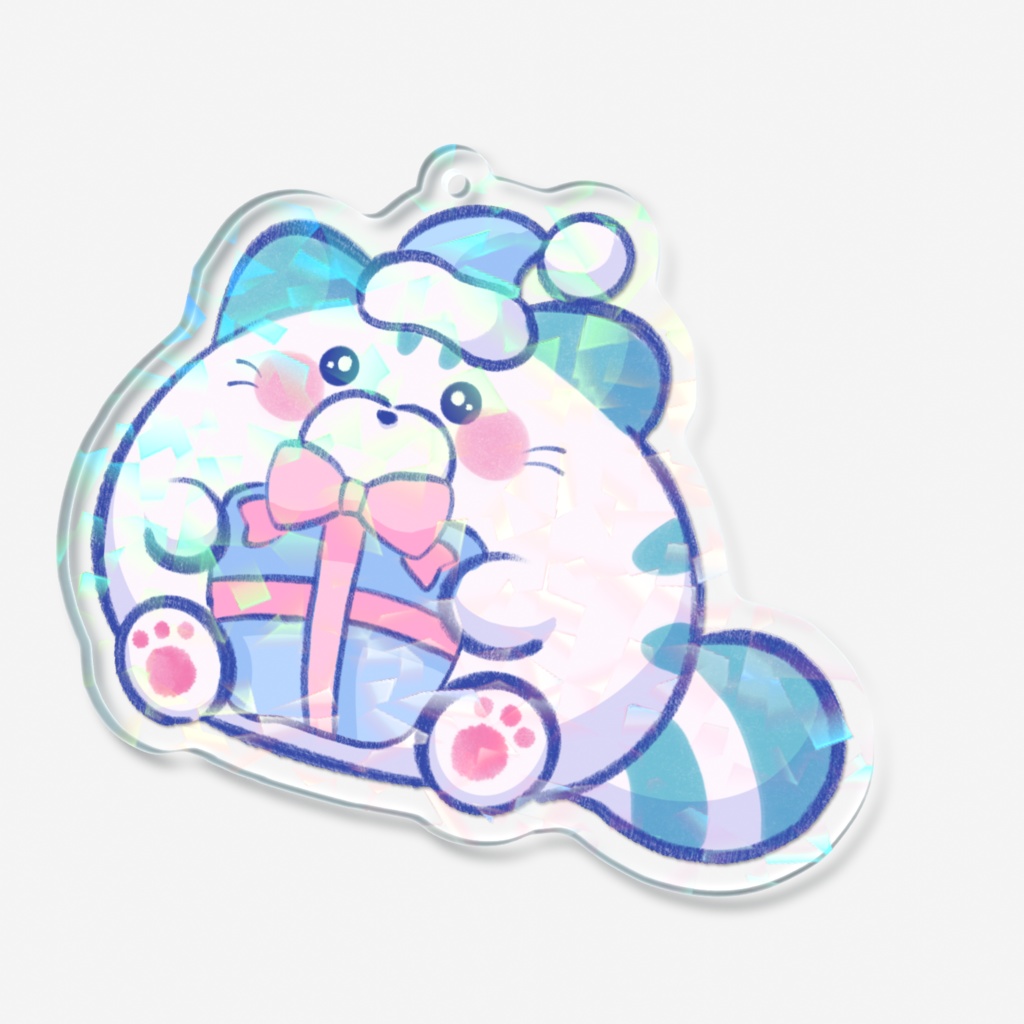 ちーくんのホログラムアクキー【猫島ちくわ2025年生誕記念】