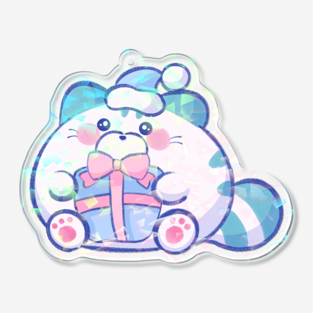 ちーくんのホログラムアクキー【猫島ちくわ2025年生誕記念】