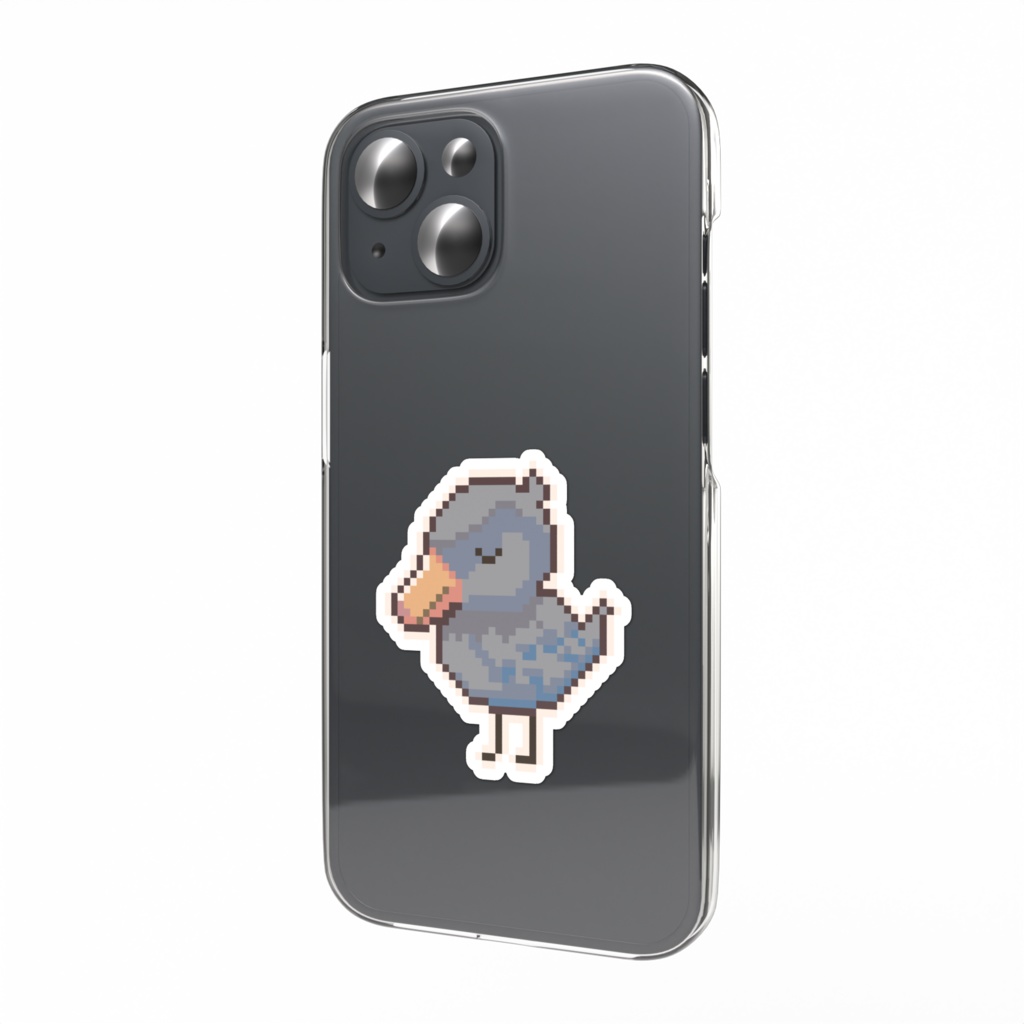 ドット絵ハシビロコウさまステッカー