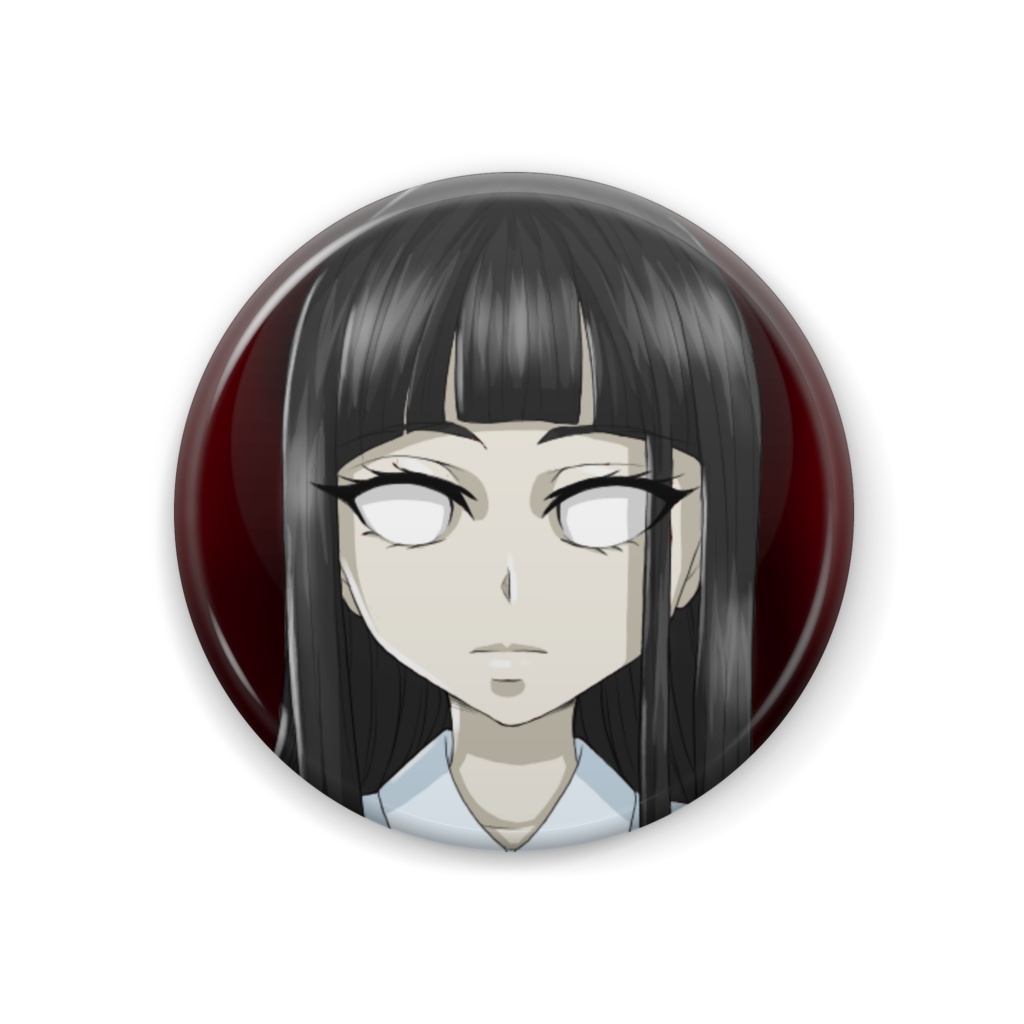 【公開記念!】缶バッジ(栗原美結子・亡霊の姿)