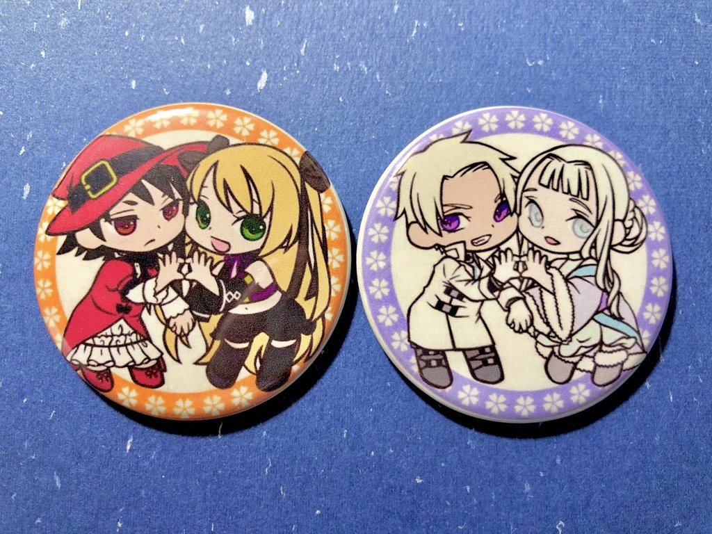 オリジナル缶バッジ2個セット