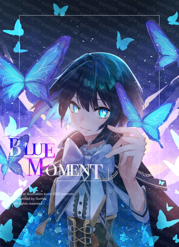 「BLUEMOMENT」【C100新刊イラスト集】（特典付き）