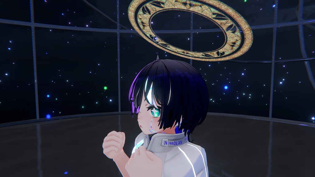 【かんたん天使オシャレ】ステンドグラスヘイロー