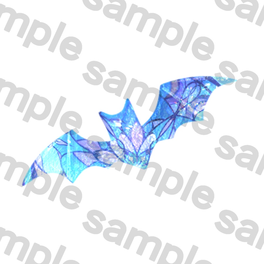 【VRC】キラッキㇻステンドグラス蝙蝠テクスチャ