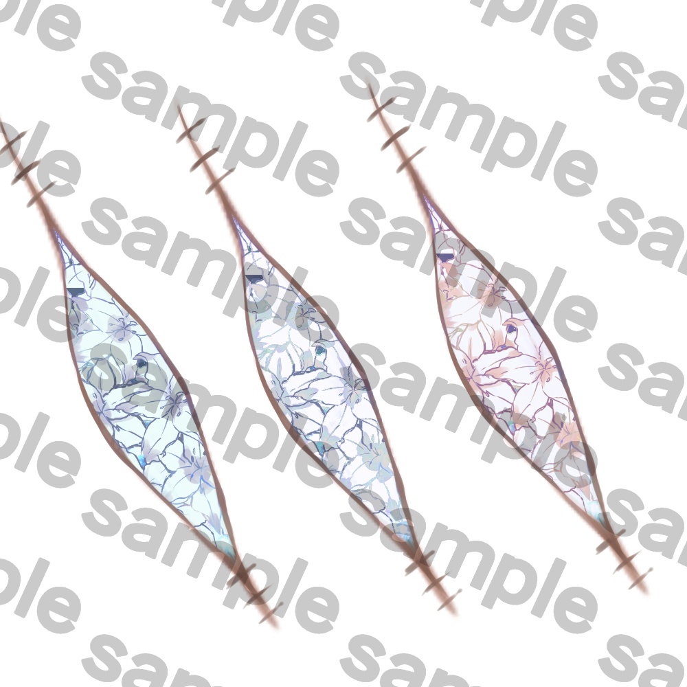 【中身バレ】花漏れ縫い目テクスチャ【VRC】