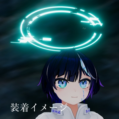 【簡単天使オシャレ】サイバー風バグヘイロー