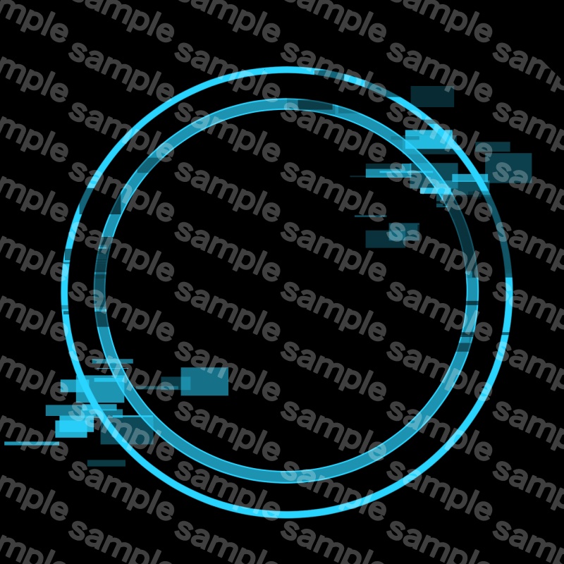 【簡単天使オシャレ】サイバー風バグヘイロー