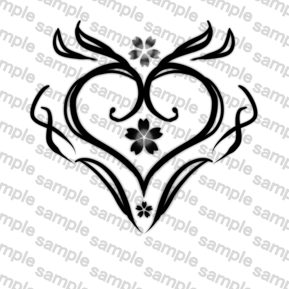 【神秘的】桜モチーフ淫紋【VRC】