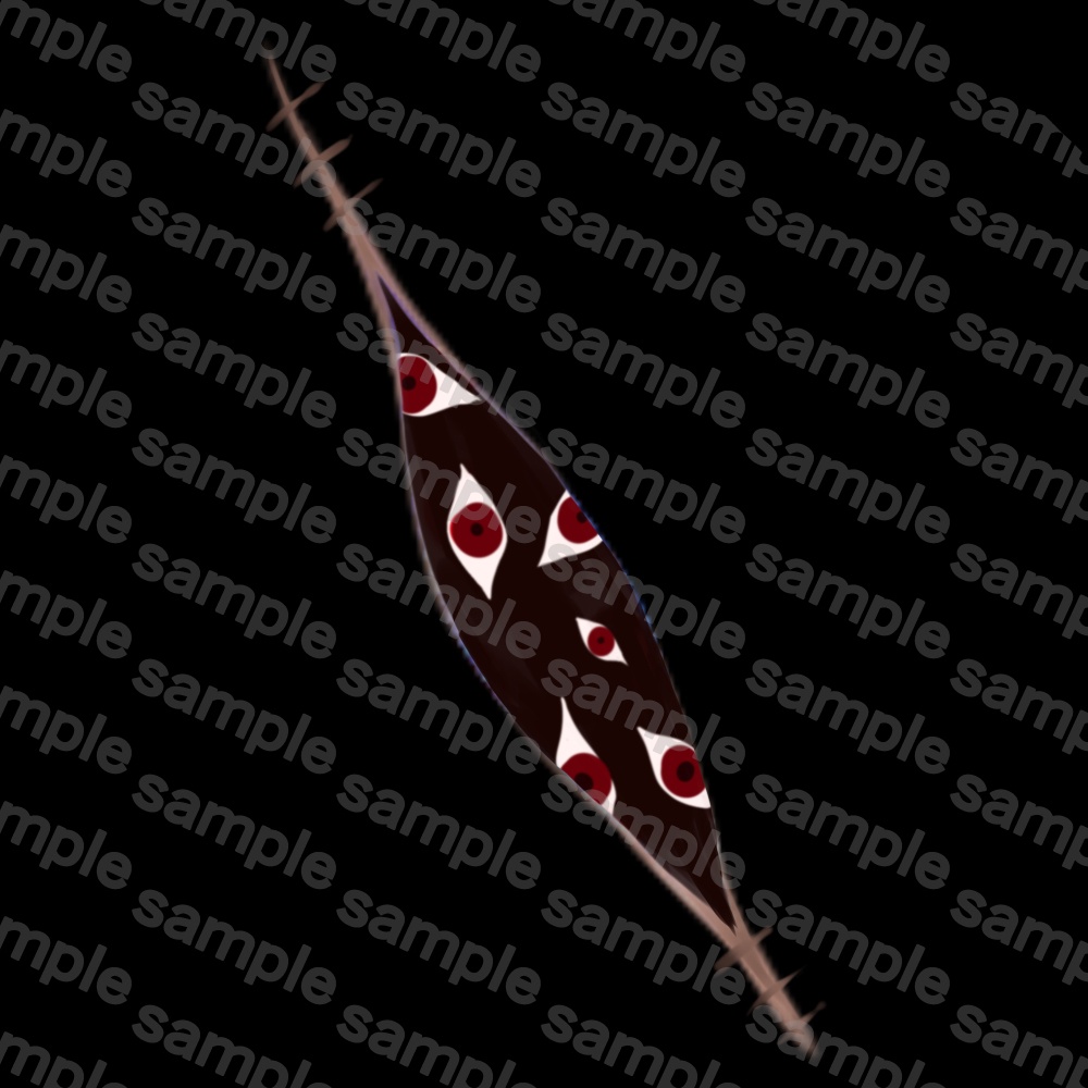 【ホラー注意】目玉詰め縫い目テクスチャ2【VRC】