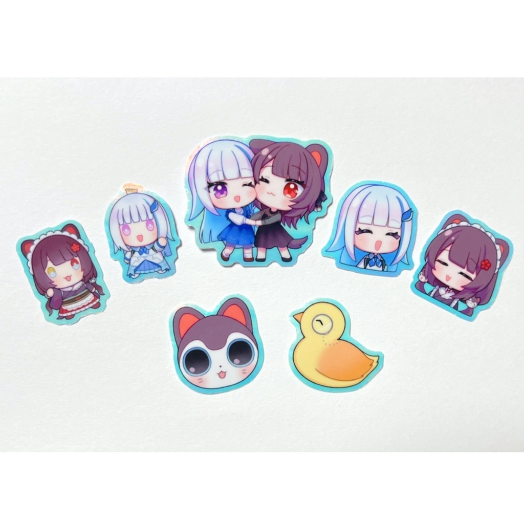【にじそ11】ひめべろすダイカットステッカーセット【非公式】