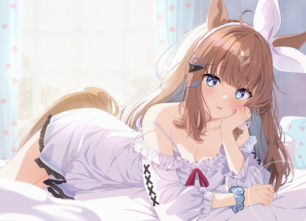 【C107】アーモンドアイもふもふブランケット