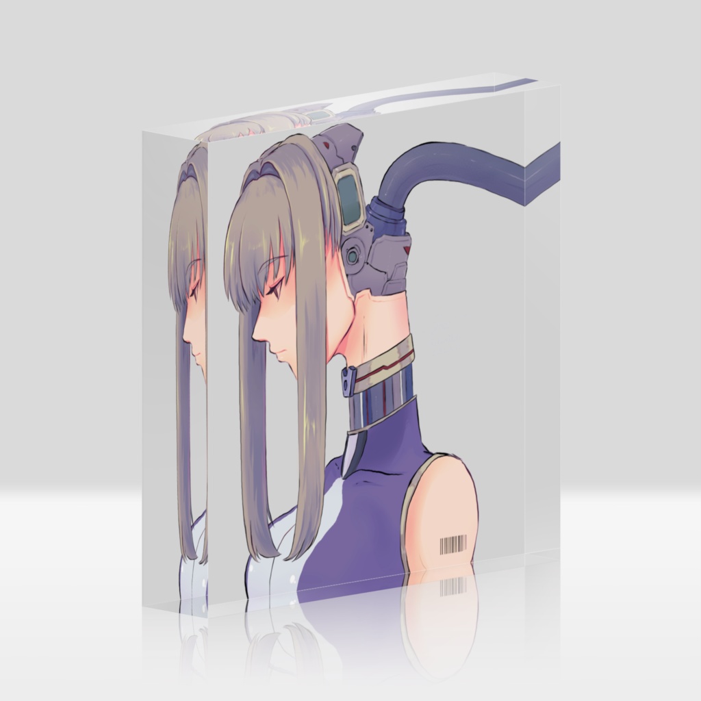 39号後頭部展開アクリルブロック