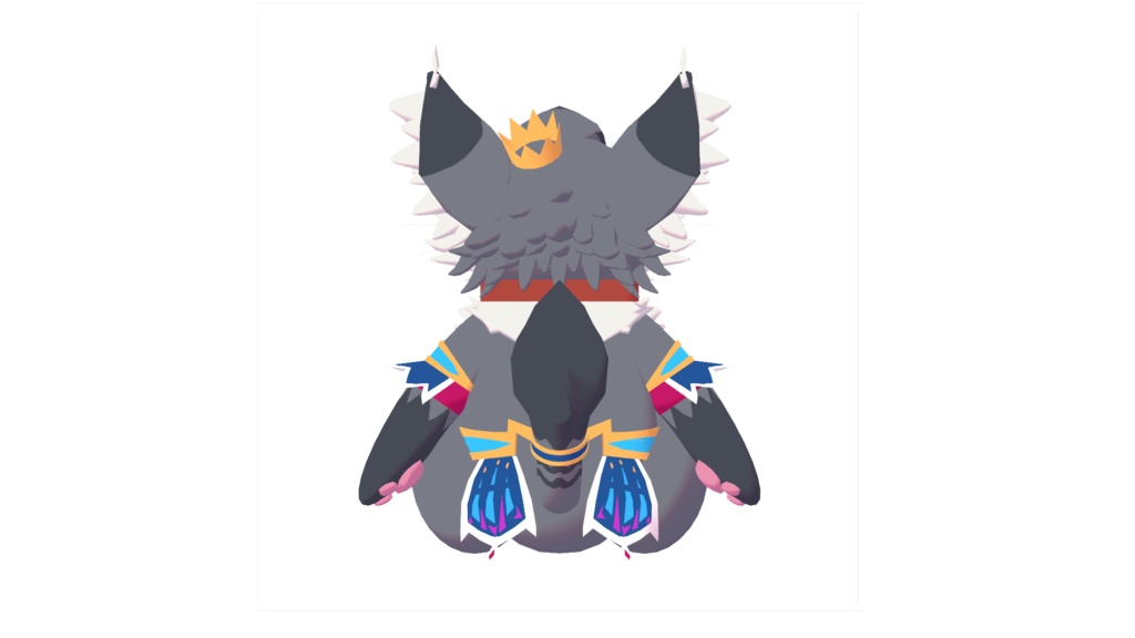 こねこのるぅぬいぐるみ(3Dフィギュア)modeling:たわし