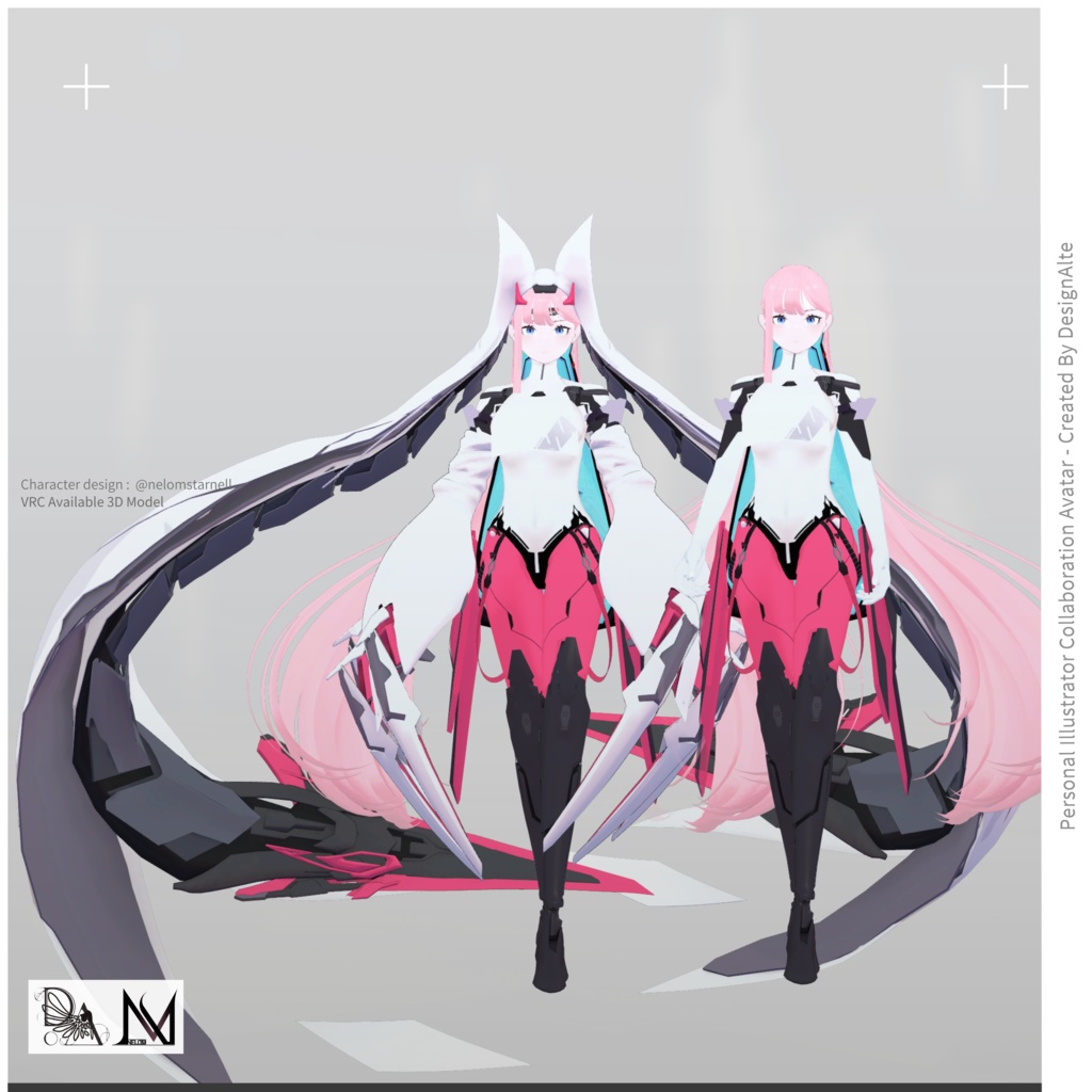 「Luna Flota」VRC Available 3D Model