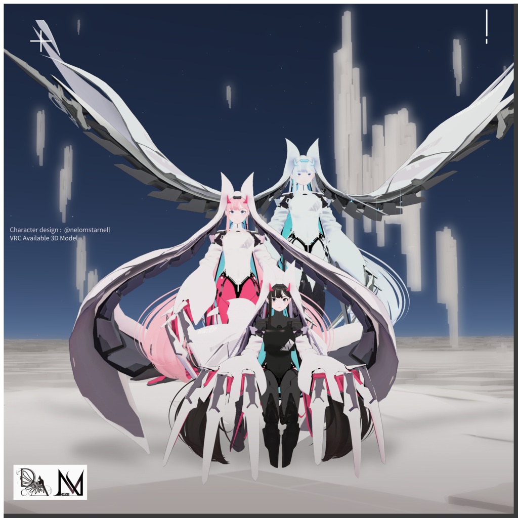 「Luna Flota」VRC Available 3D Model