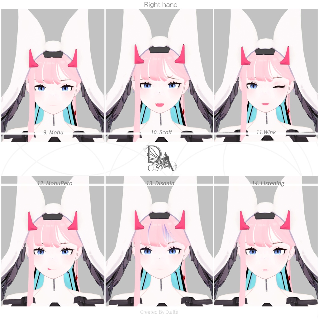 「Luna Flota」VRC Available 3D Model