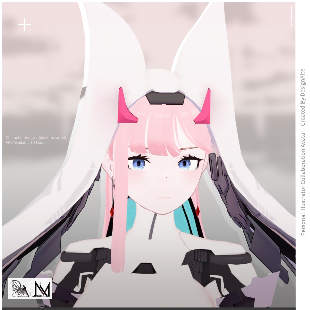 「Luna Flota」VRC Available 3D Model 