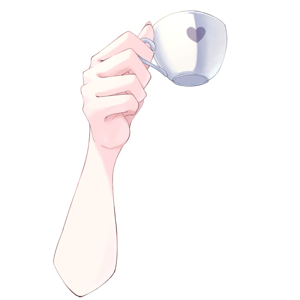 【Vtuber素材】「飲み物を飲む」 /高画質＋商用利用権