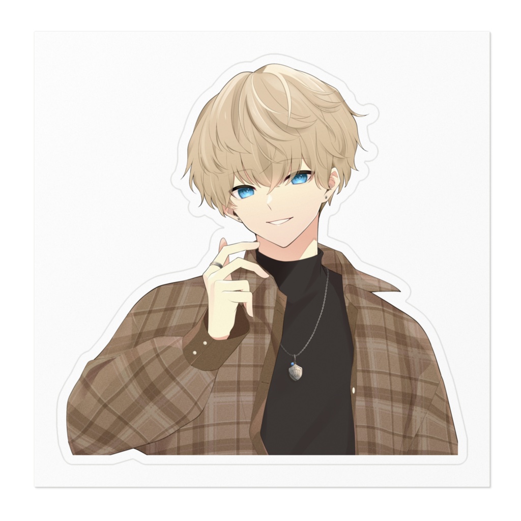 れるステッカー 秋服Ver(パーマヘア)