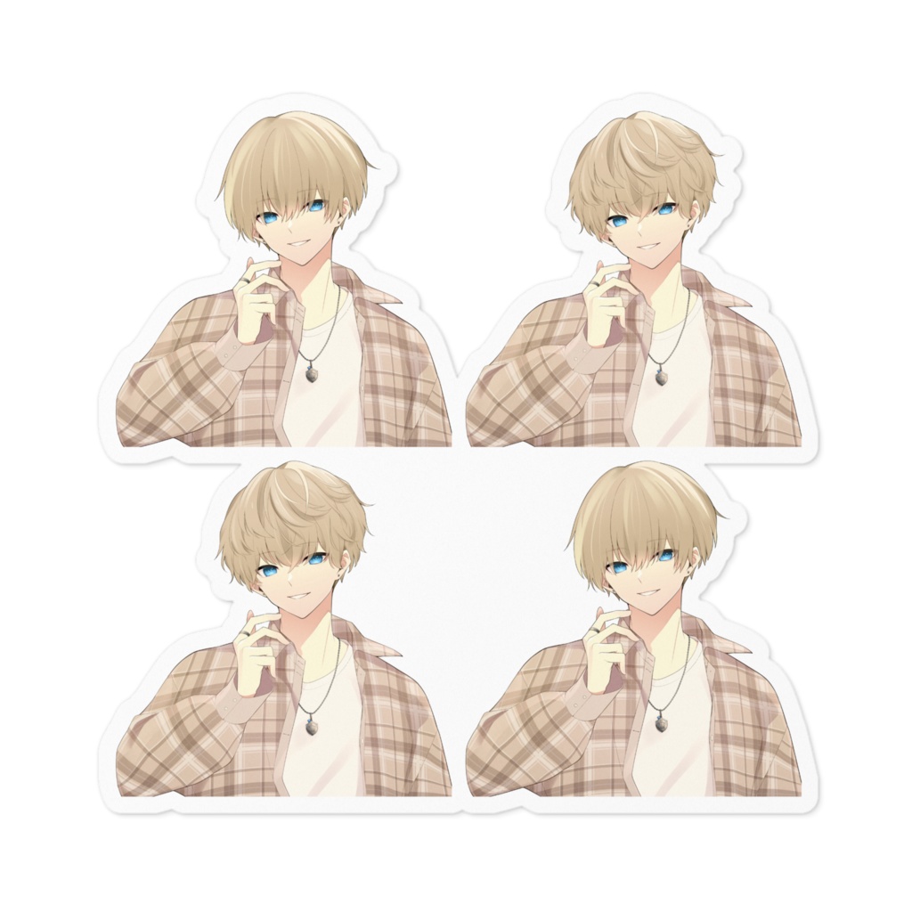 れるステッカー 春服Ver(2種 / 4分割)