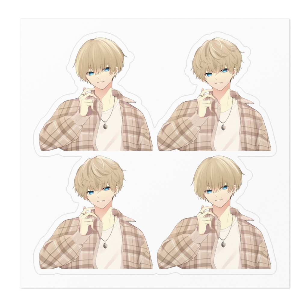 れるステッカー 春服Ver(2種 / 4分割)