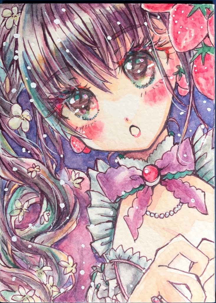 創作女の子ATC