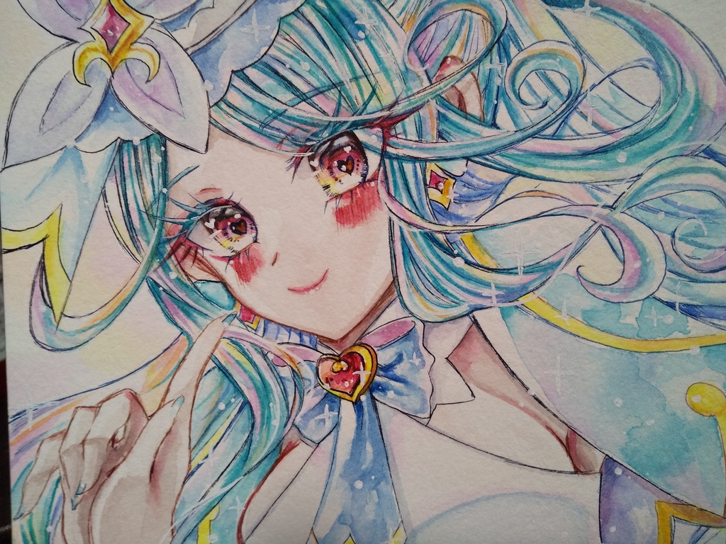ファンアート原画 たんプリ キュアエクレール (SMサイズ)
