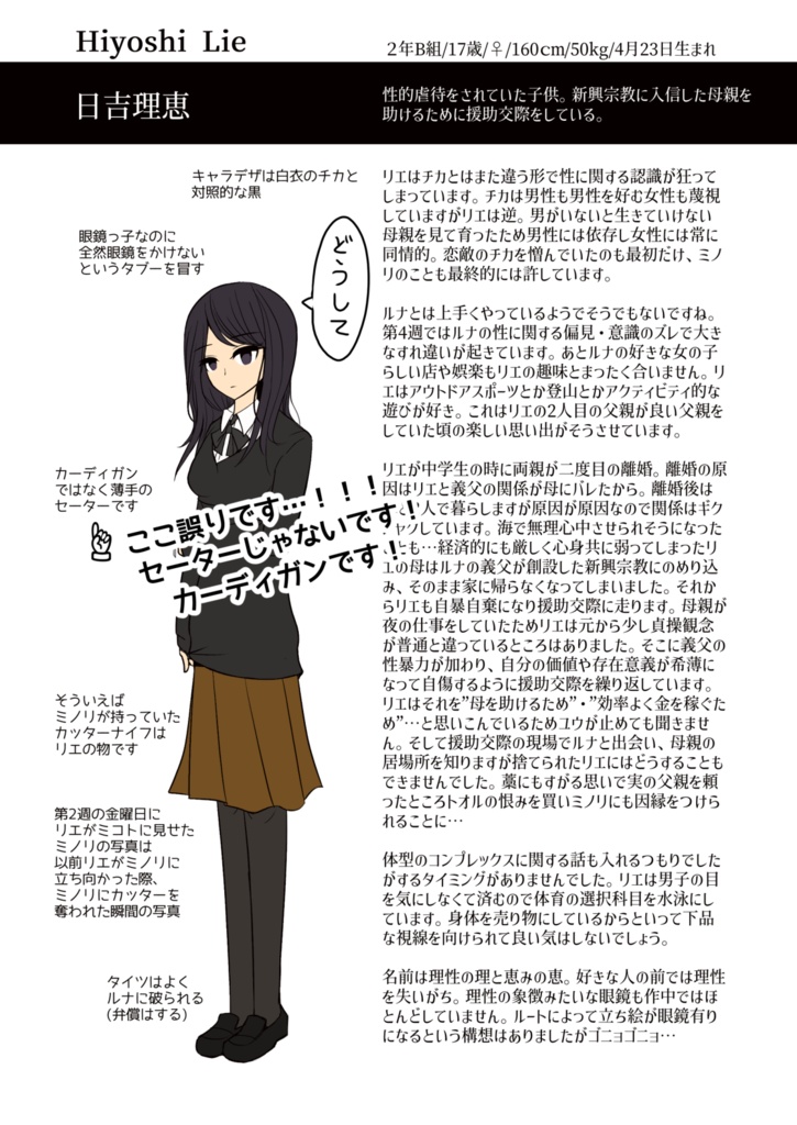 獣共の謝肉祭 埖×喋~Trash×TALK~シナリオ完全攻略本