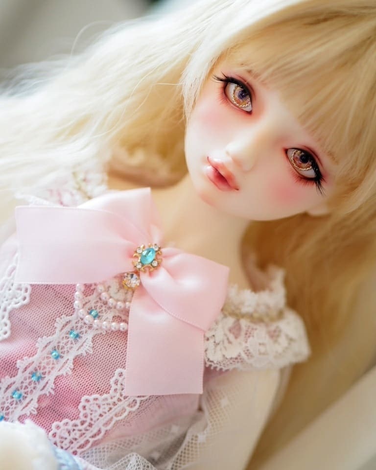 19.5mm/9mm ジェムタイプ ピンク×ゴールド 七宝グラスアイ