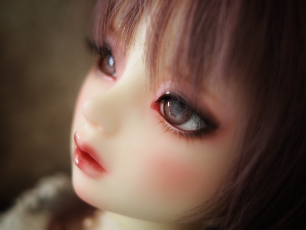 18mm/9mmパープル系（カッパー）七宝グラスアイ