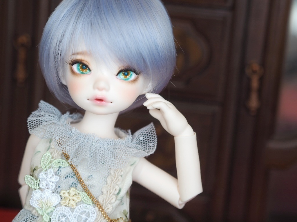 15mm/7.5mm 金茶×ブルーグリーン 七宝グラスアイ