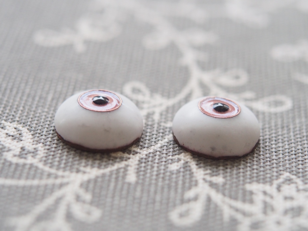 【B品】15mm/7.5mm カッパータイプ 七宝グラスアイ