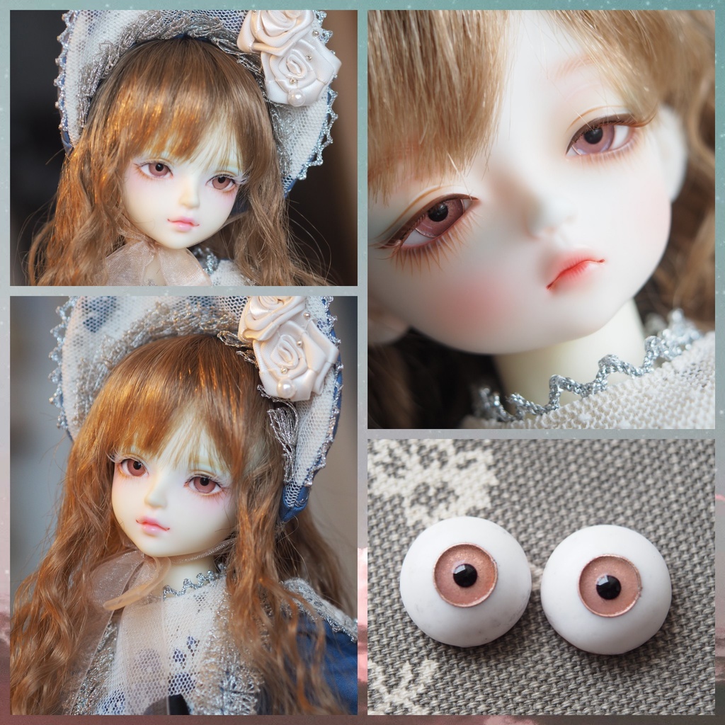 【B品】15mm/7.5mm カッパータイプ 七宝グラスアイ