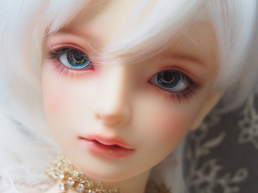 15mm/8mm ブルー×ゴールド ジェムタイプ 七宝グラスアイ