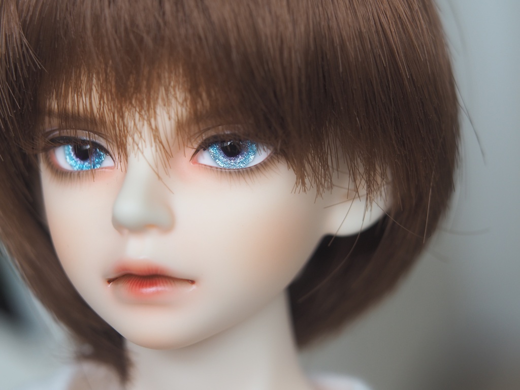 12mm/6.5mm ブルー系水彩タイプ 七宝グラスアイ