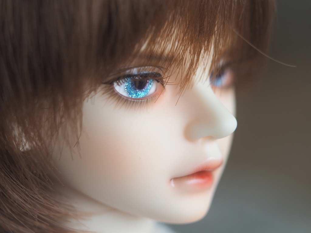 12mm/6.5mm ブルー系水彩タイプ 七宝グラスアイ