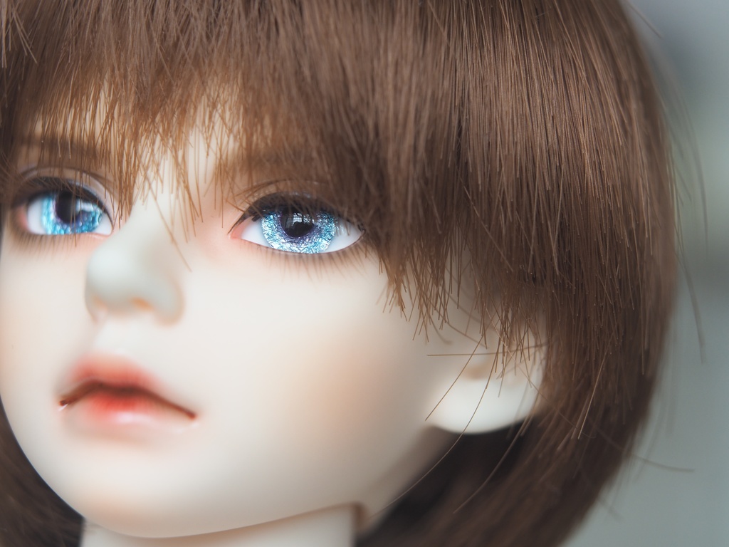 12mm/6.5mm ブルー系水彩タイプ 七宝グラスアイ