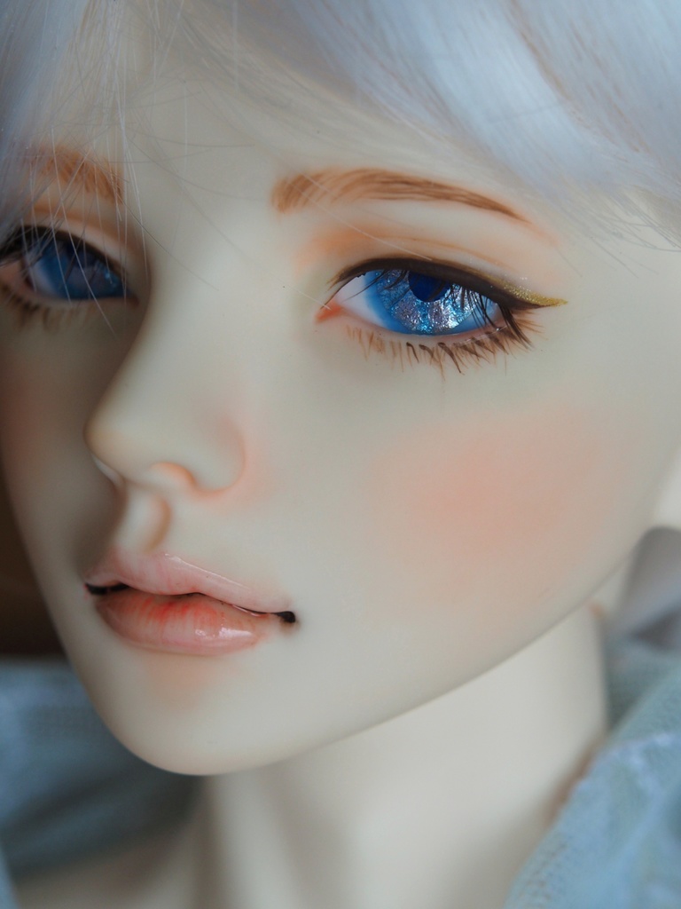 16mm/10mm 紫陽花色 水彩タイプ 七宝グラスアイ 七宝焼きドールアイ