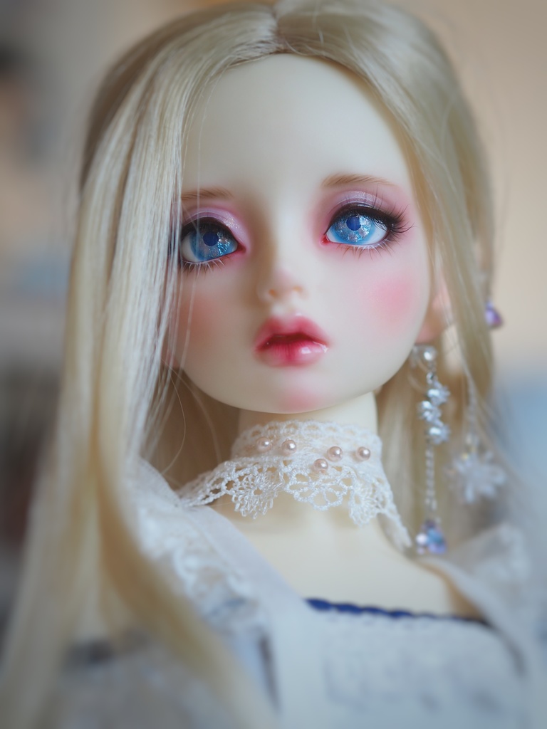 16mm/10mm 紫陽花色 水彩タイプ 七宝グラスアイ 七宝焼きドールアイ