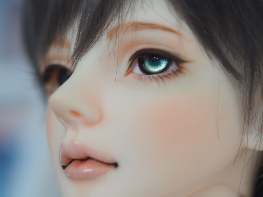 18mm/9mm グリーン系カッパータイプ 七宝グラスアイ 七宝焼きドールアイ